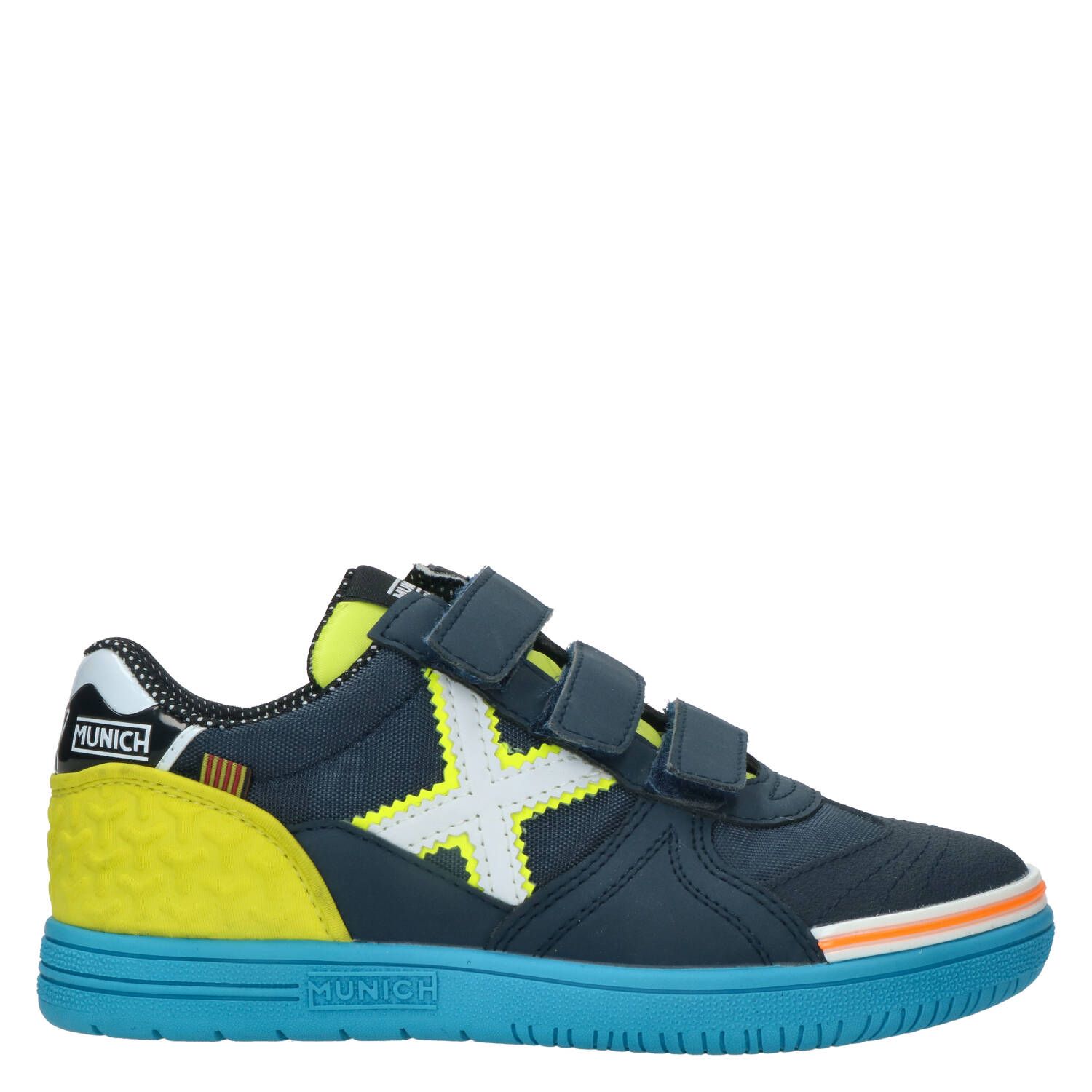 Levendig backup Meting Munich sneaker, Sneakers, Jongen, Maat 35, geel/blauw – Kinderpodo.nl